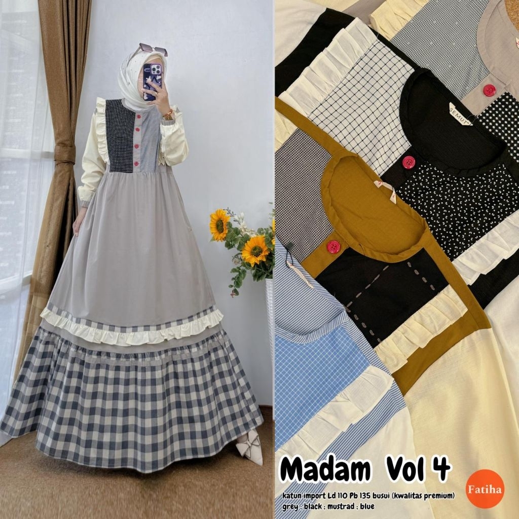 MADAM VOL 4, MADAM DRESS, MILA DRESS, LIZI DRESS, QWEEN DRESS by Fatiha