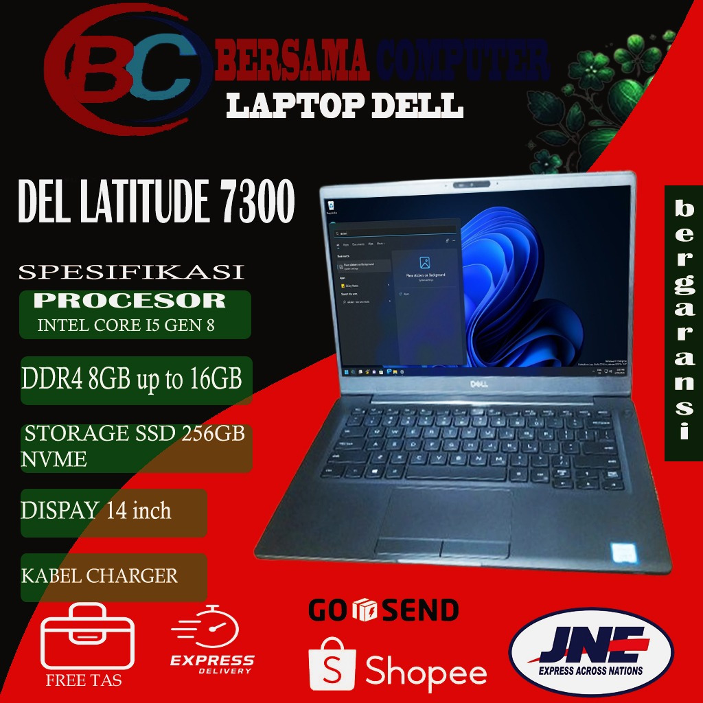 Laptop Dell Latitude 7300 i5 Gen8 Ssd 512GB Ram 16GB