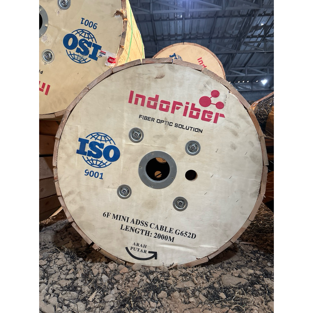 KABEL MINI ADSS 6 CORE 2000 METER INDOFIBER