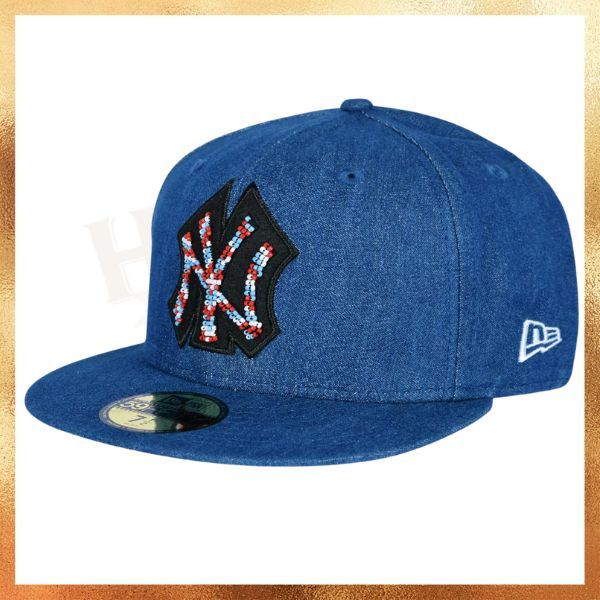 Topi New Era NY New York Yankees Denim 59FIFTY Hat Original
