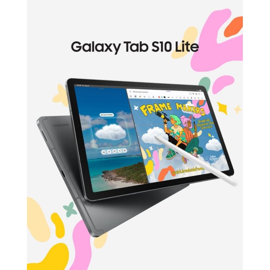 New SAMSUNG TAB S10 LITE 5G 6/128 GB ORIGINAL GARANSI RESMI // SAMSUNG TAB S10 LITE WIFI 6/128GB