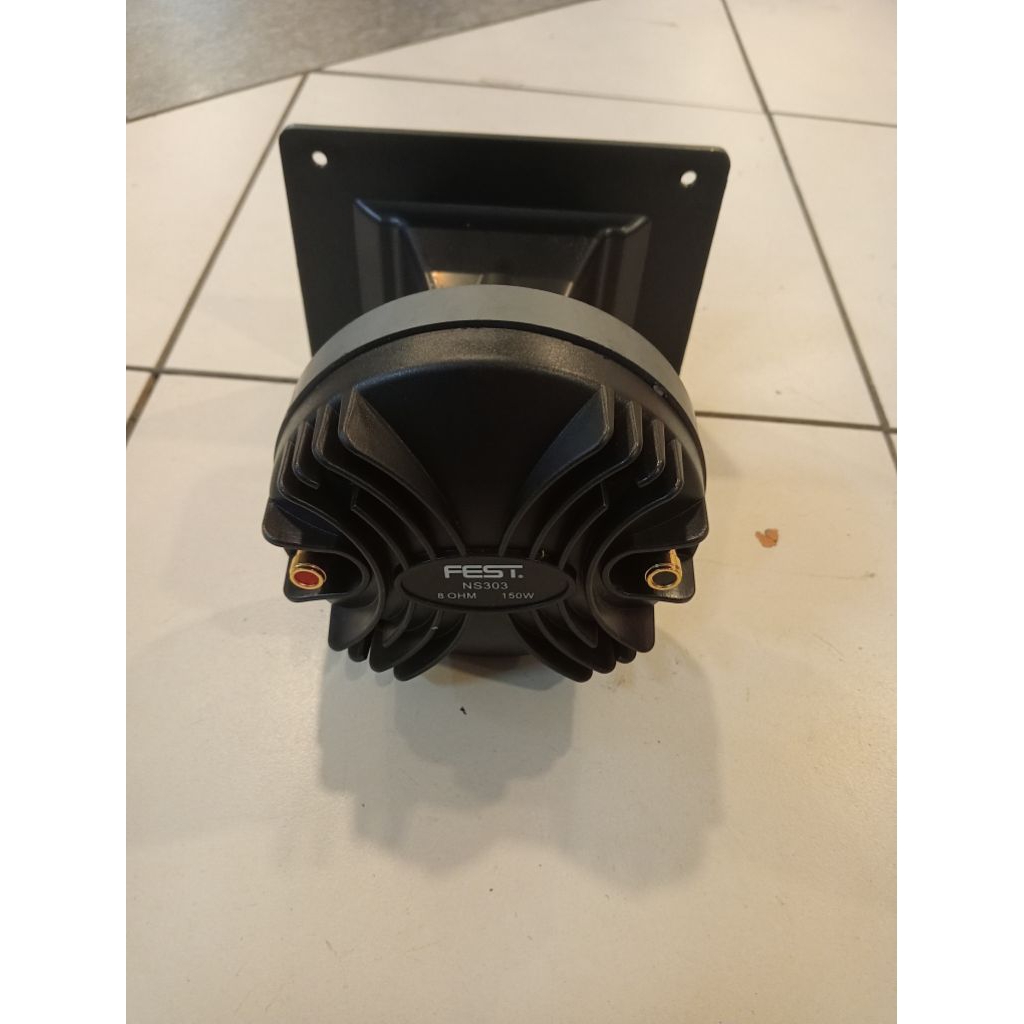 Tweeter FEST NS 303 plus Horn /corong 10x15  PVc  Original Driver Fest NS303 DRIVER TWEETER FEST NS 