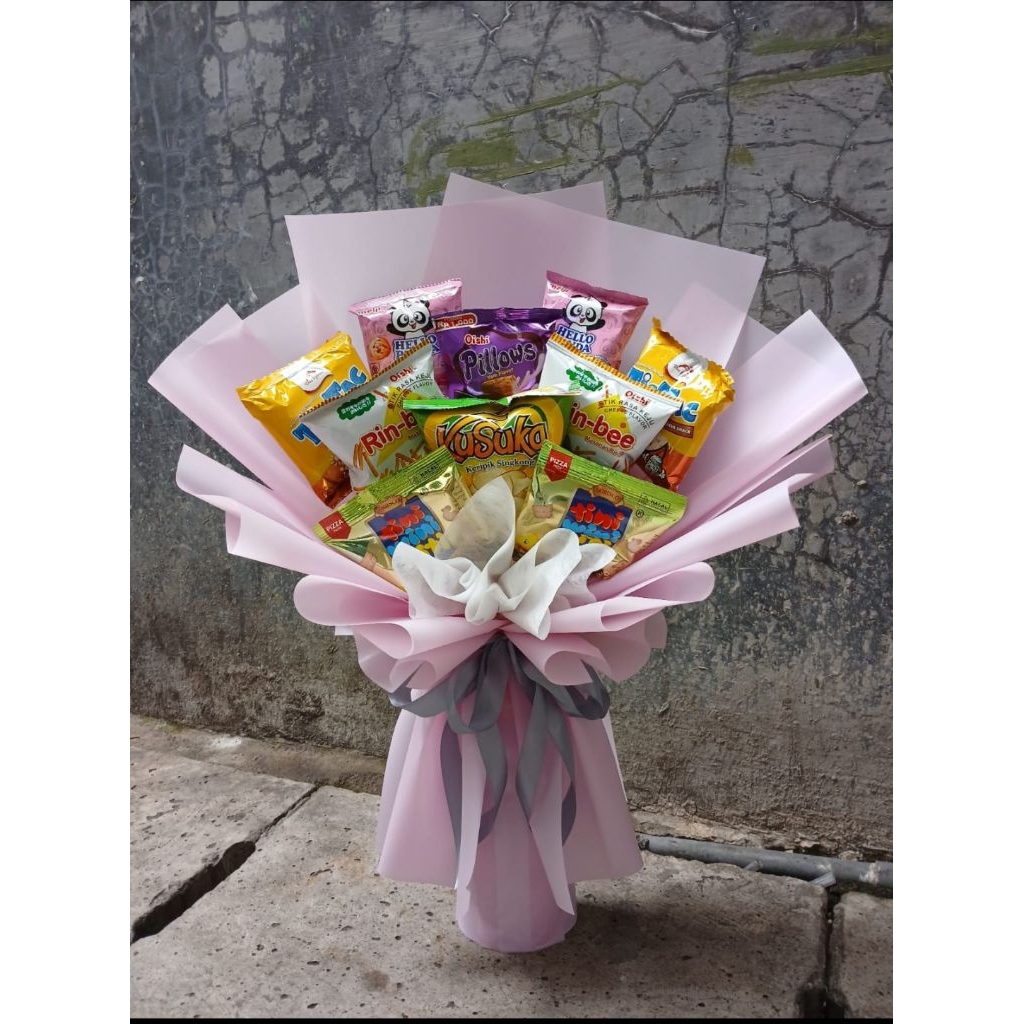 (INSTAN)BUKET WISUDA/BUCKET BUNGA/BUKET BUNGA/BUKET SNACK