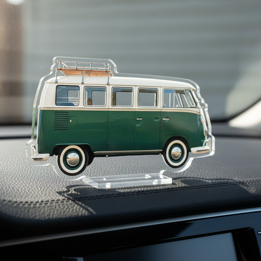 Hiasan Mobil VW COMBI VOLKSWAGEN AESTETHIC | Vandel Dashboard / Dekorasi Meja Model VW COMBI Atau Bi