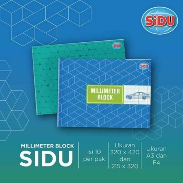 Buku Milimeter Block / Milimeter Blok Sinar Dunia SIDU Folio F4/A3 Paper