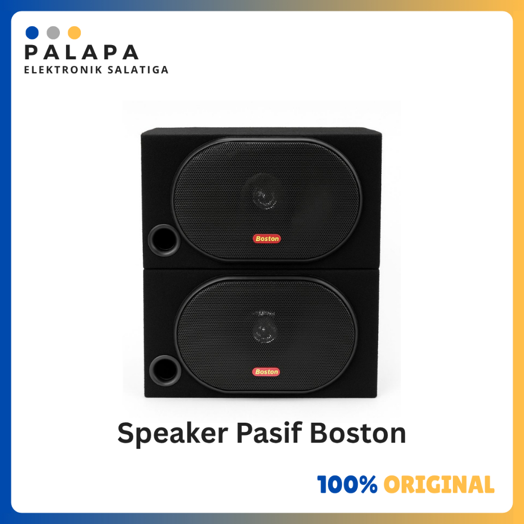 Speaker Pasif Be Boss Boston Pro Oval 6x9 Inch – Three Way Speaker System Mobil / Home Audio