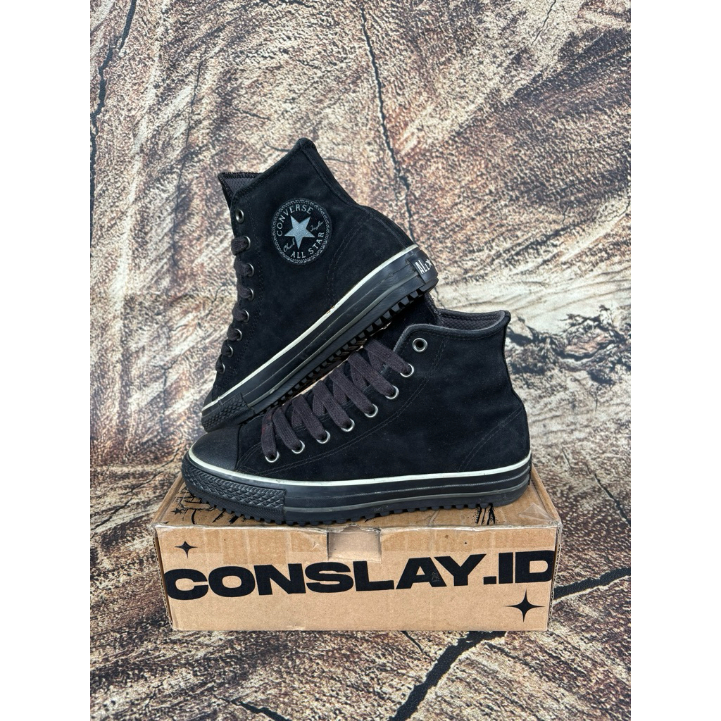 ( Size 40 ) Converse CT Hi Hiker Boot Fullblack Suede