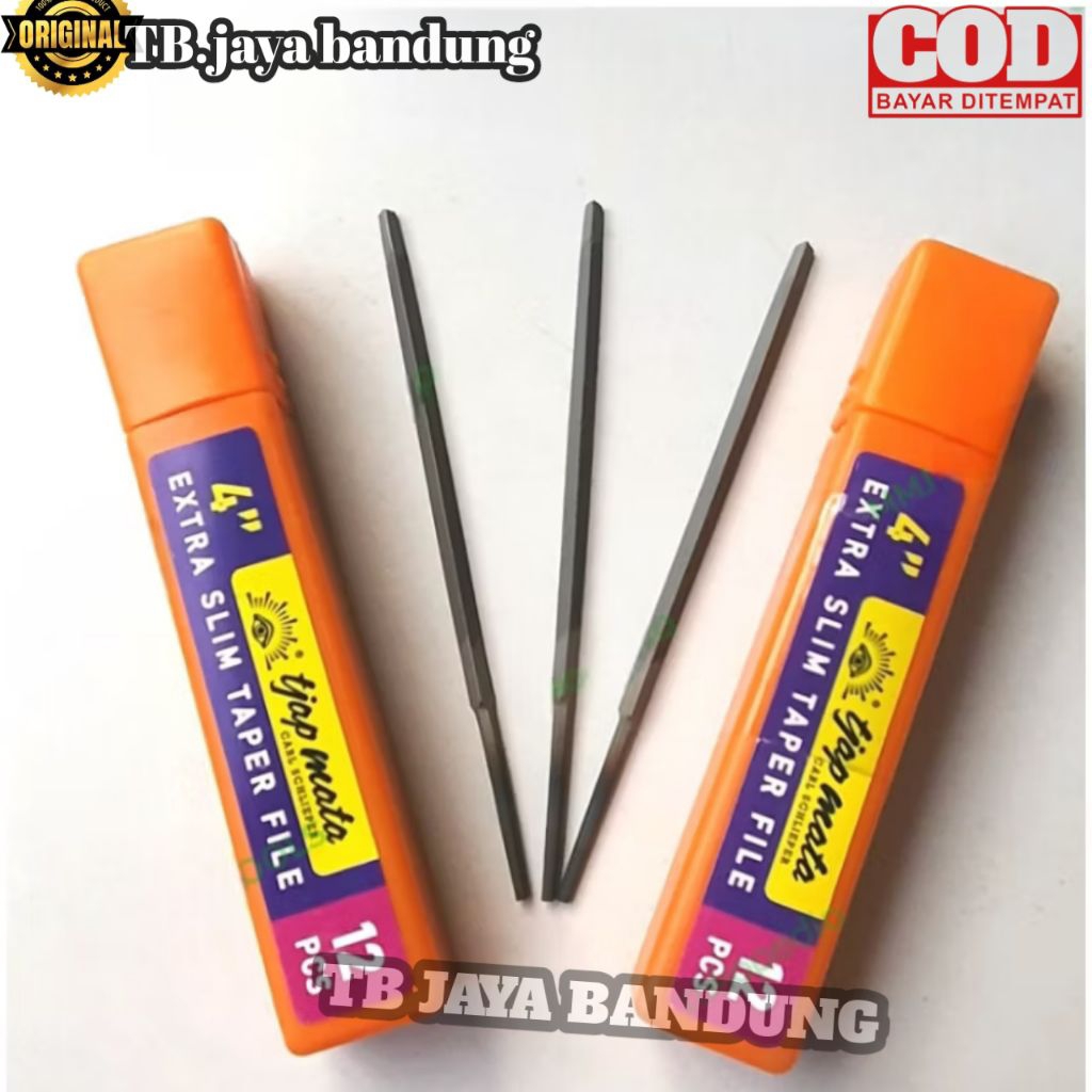 kikir gergaji kayu cap mata tjap mata 4 inch original asli cap mata