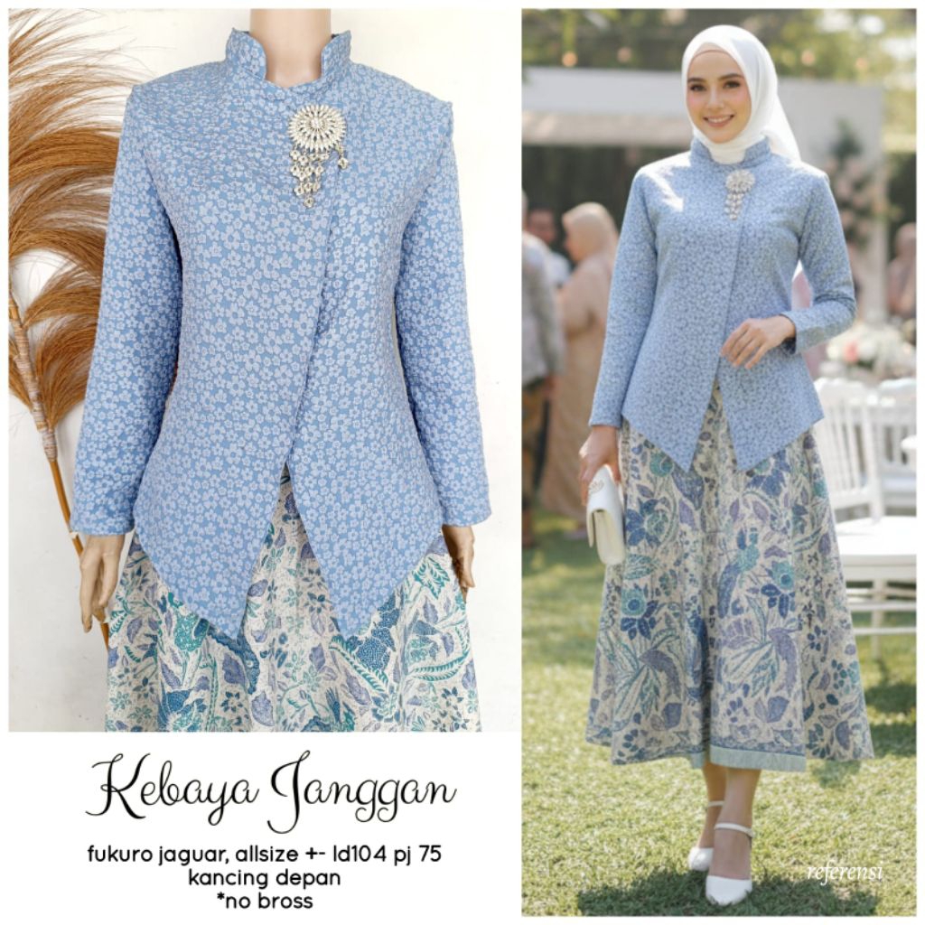 Set kebaya janggan rok klok premium ori batik solo