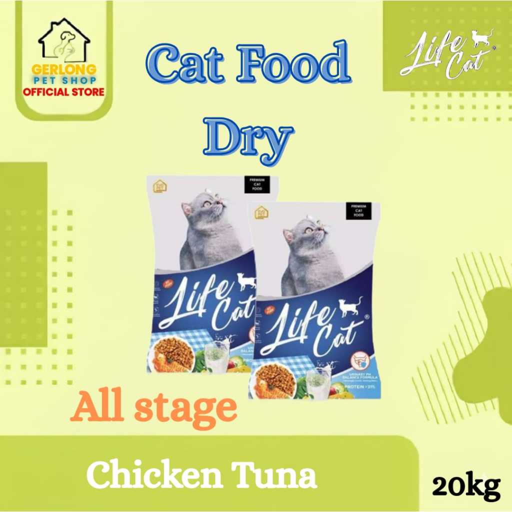 Life Cat Dry Food 20kg Life Cat Makanan Kucing 20kg