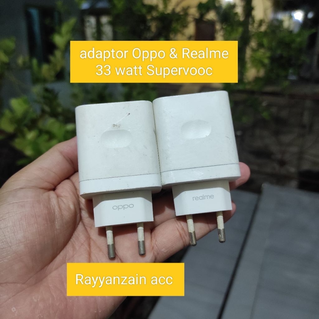 Adaptor Oppo realme 33 watt supervooc 33 watt ( second ) tanpa kabel