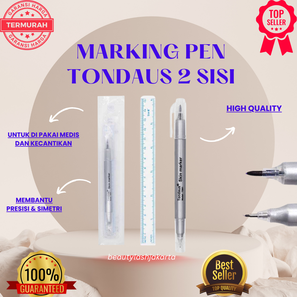 TONDAUS SURGICAL SKIN MARKER / PEN MARKER SULAM ALIS ANTI AIR /2SISI