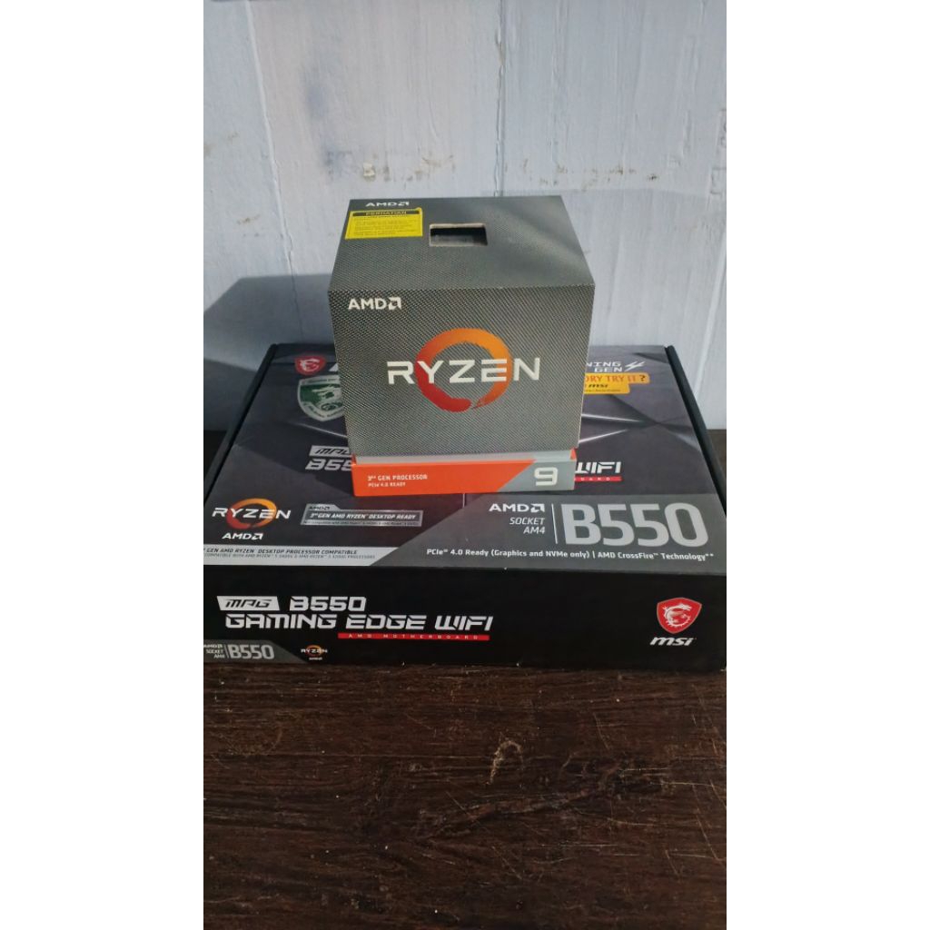 Paket Ryzen 9 3900X n MSI B550 Gaming Edge Wifi