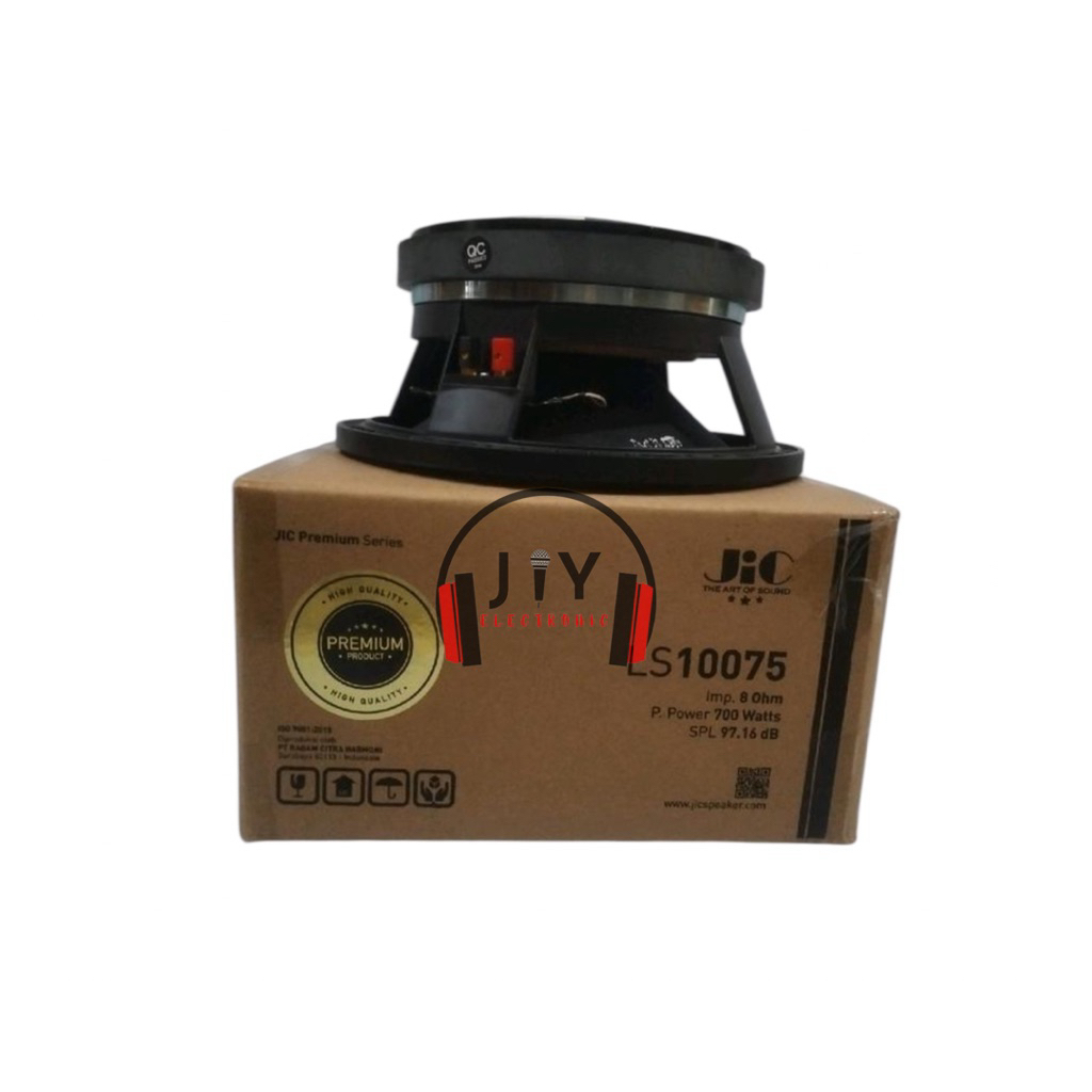 Speaker JIC 10 inch LS-10075 LS 10075 LS10075 Speaker Komponen