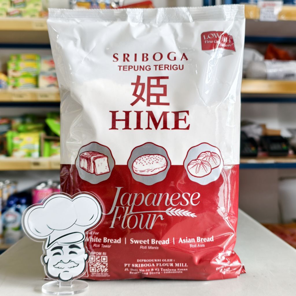 Tepung Terigu Hime 1Kg / Tepung Roti Hime 1Kg / Tepung Terigu Roti Hime 1Kg