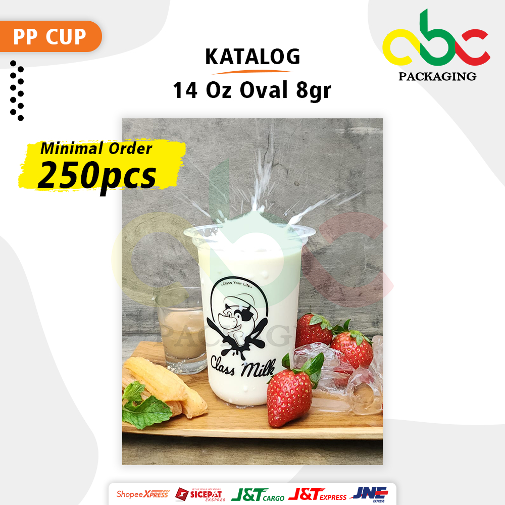 Cup Sablon Oval 14 Oz, 16 Oz, 18 Oz - Cup Oval - Starindo 8 gr