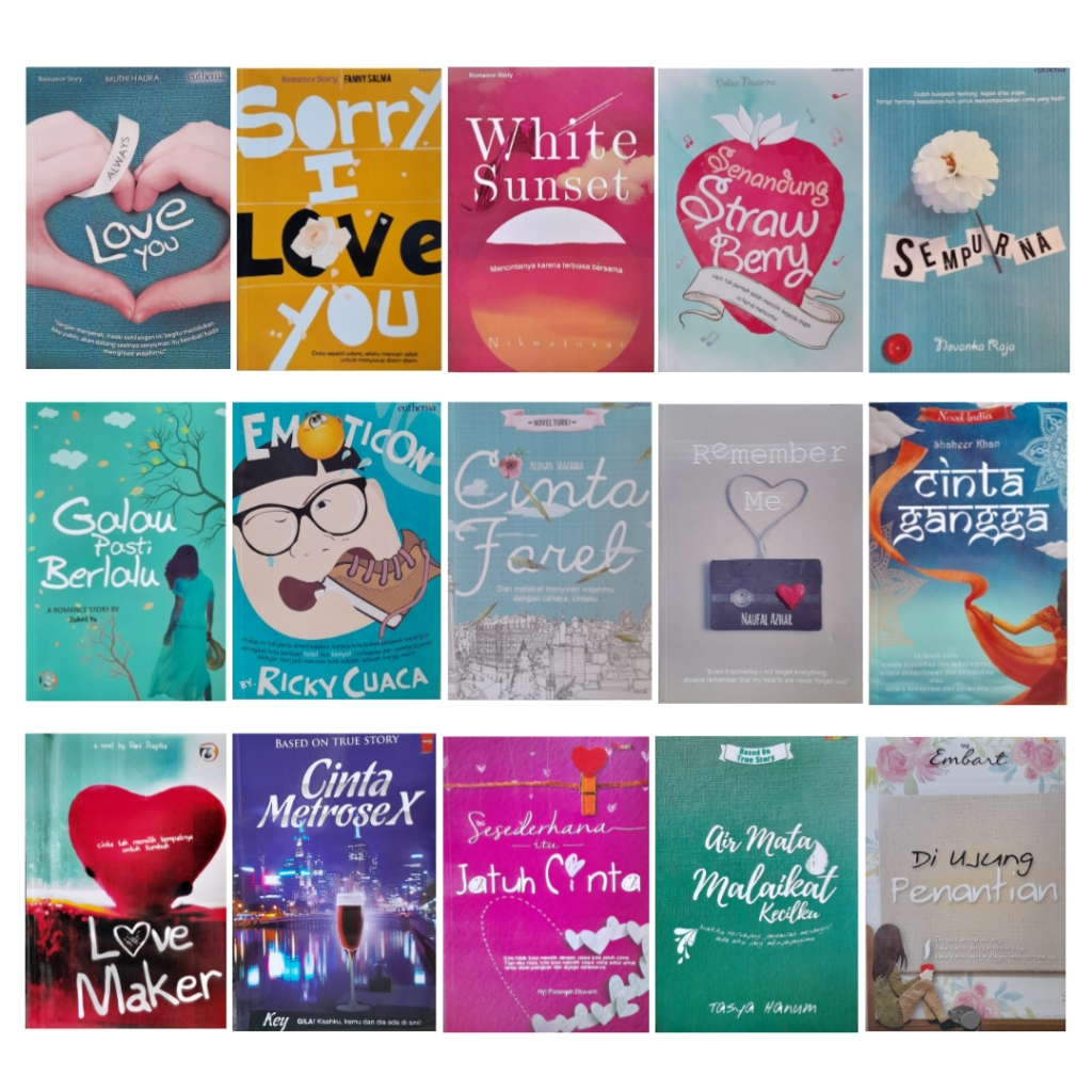 [BUKU ORIGINAL] NOVEL REMAJA / ROMANCE STORY / EUTHENIA