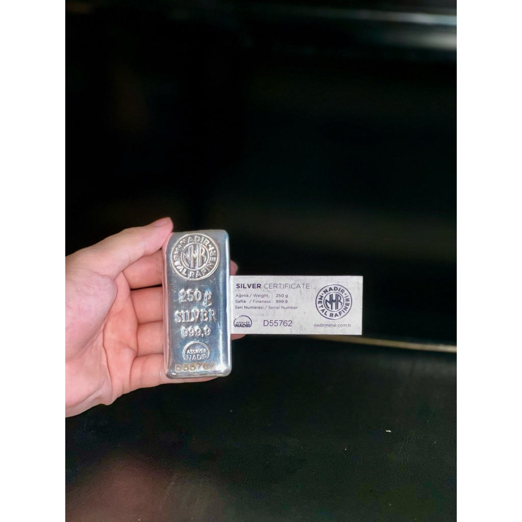 NADIR FINE SILVER 1oz / 250gr / 500gr / 1000gr kadar 999.9