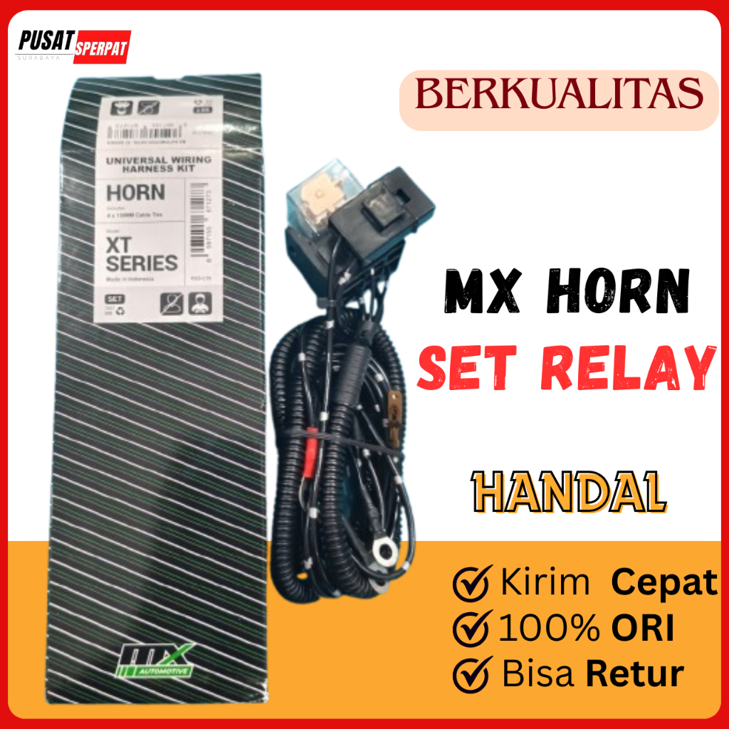 MX HORN SET UNIVERSAL WIRING HARNESS KIT
