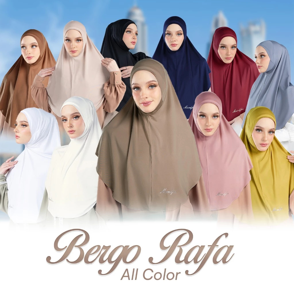 MANDJHA Bergo Rafa By IVAN GUNAWAN - Daily Hijab Bergo ORIGINAL MANDJHA