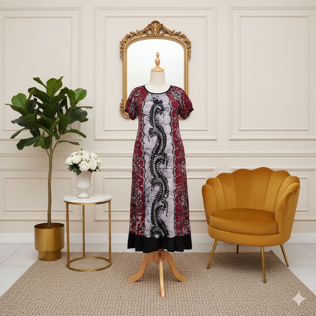 DASTER BAJU TIDUR BATIK TULIS TUBAN MODEL BALON