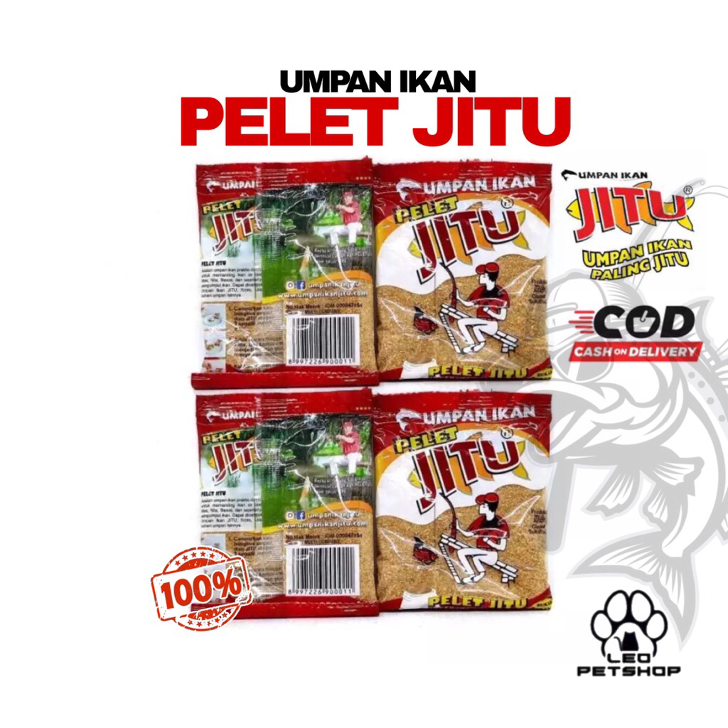 UMPAN PELET JITU MERAH  (1 PACK ISI 20)