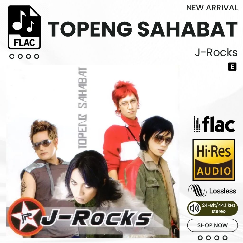 Topeng Sahabat J-Rocks Album Lagu FLAC Hi-Res Lossless 24bit 44.1kHz
