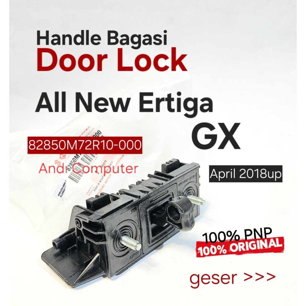 Handle Pintu Bagasi Belakang Door lock ALL NEW ERTIGA GX