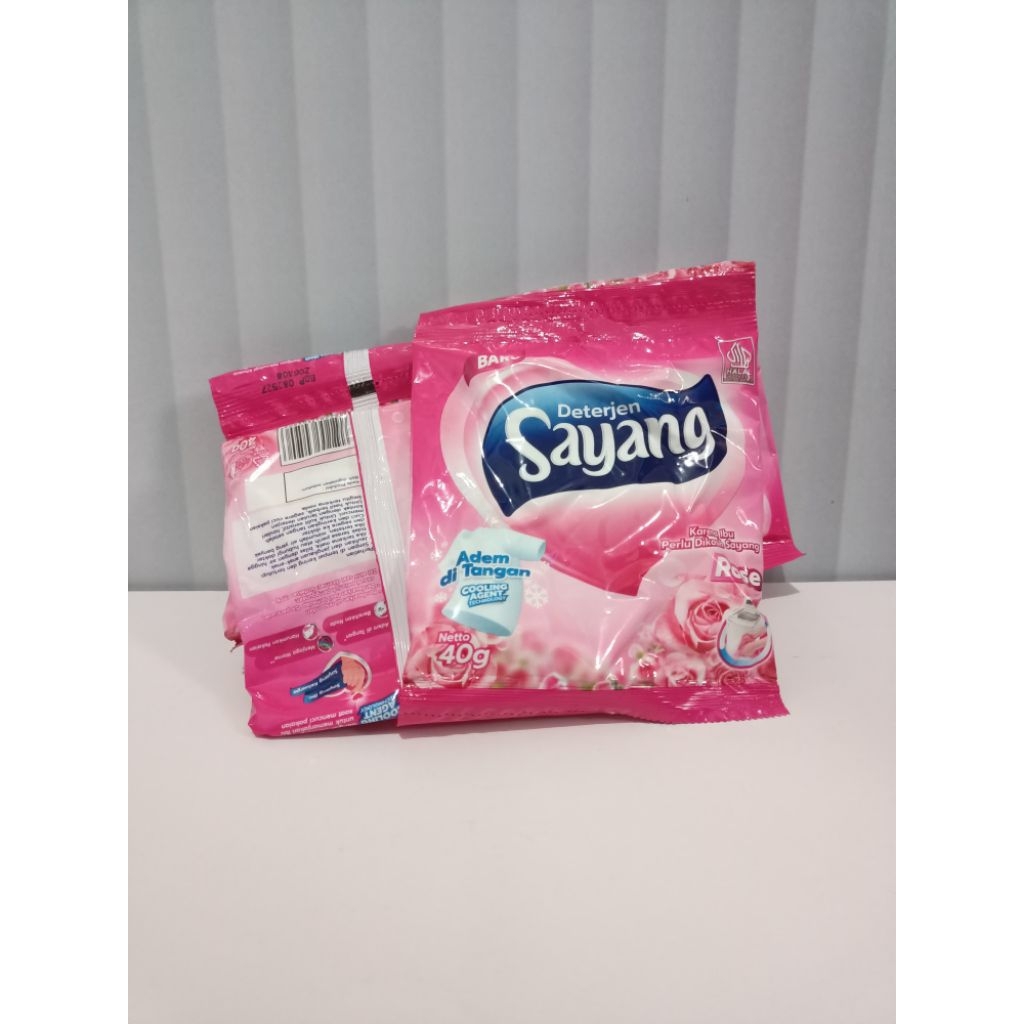 Detergen SAYANG 1 renceng isi 6