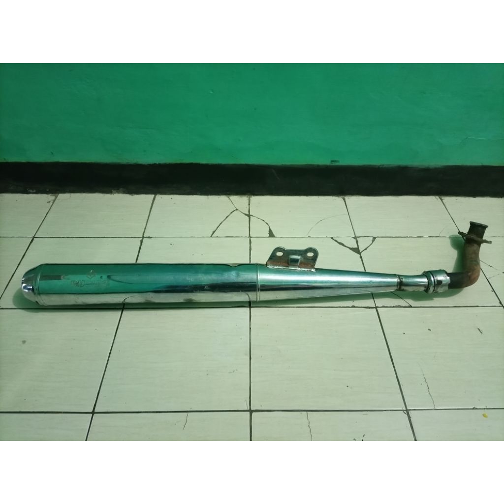 KNALPOT SUZUKI CRYSTAL ORIGINAL COPOTAN