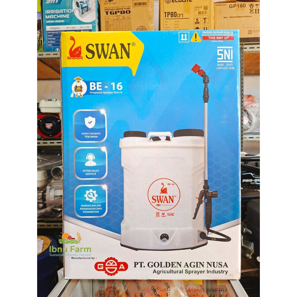 SWAN BE-16 - Tangki Semprot Swan BE - Sprayer Swan Be 16 Liter SNI - Original Produk