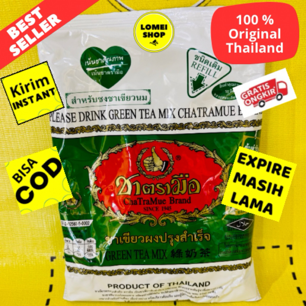 Green Tea Chatramue / Chatramue Green Tea / Thailand Tea / Teh Thailand 200gr