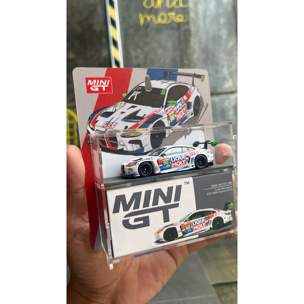 Mini GT M4 GT3 436 Bonus Case Akrilik Premium