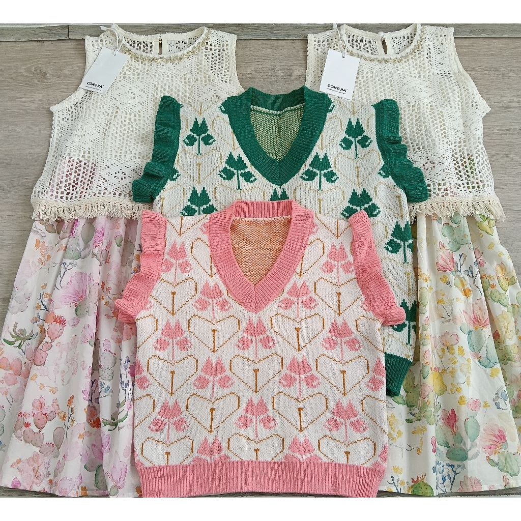 rdy pastel pink emerald dress