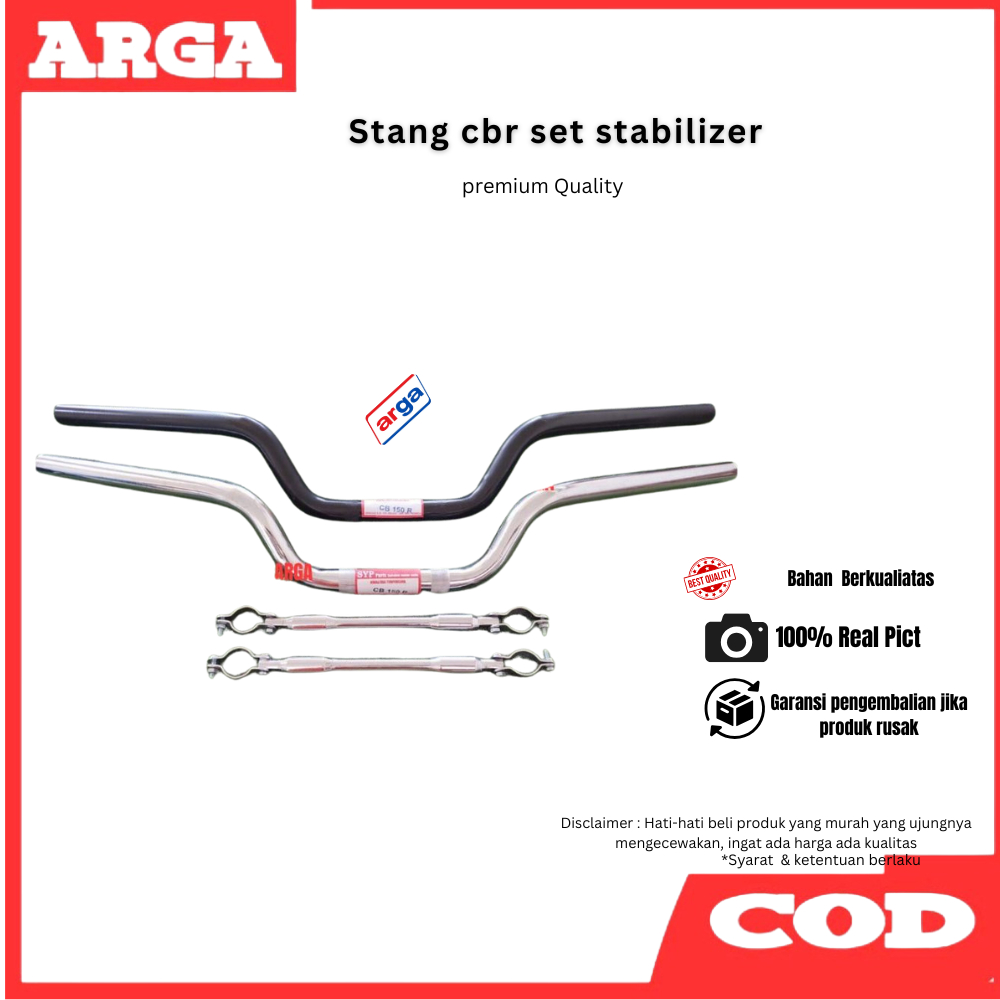 Stang Stir CB150R New  Setir CB150R PNP  set stabilizer Semua Motor Tiger Megapro RX king GL