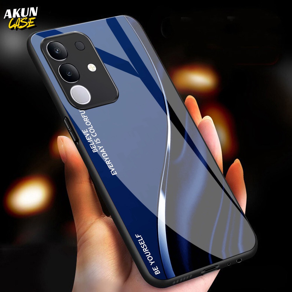 (B153) Softcase Kaca Acrilik For Vivo Y31 PRO 5G - Case Kaca Acrilik Vivo Y31 PRO 5G