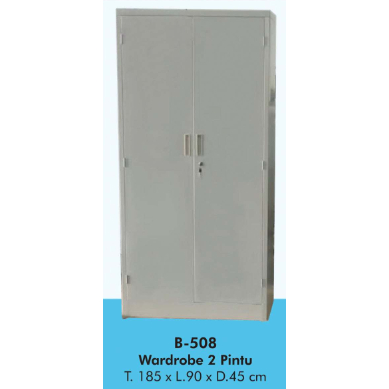 Lemari Wardrobe 2 Pintu Ayun Polos BROTHER B-508