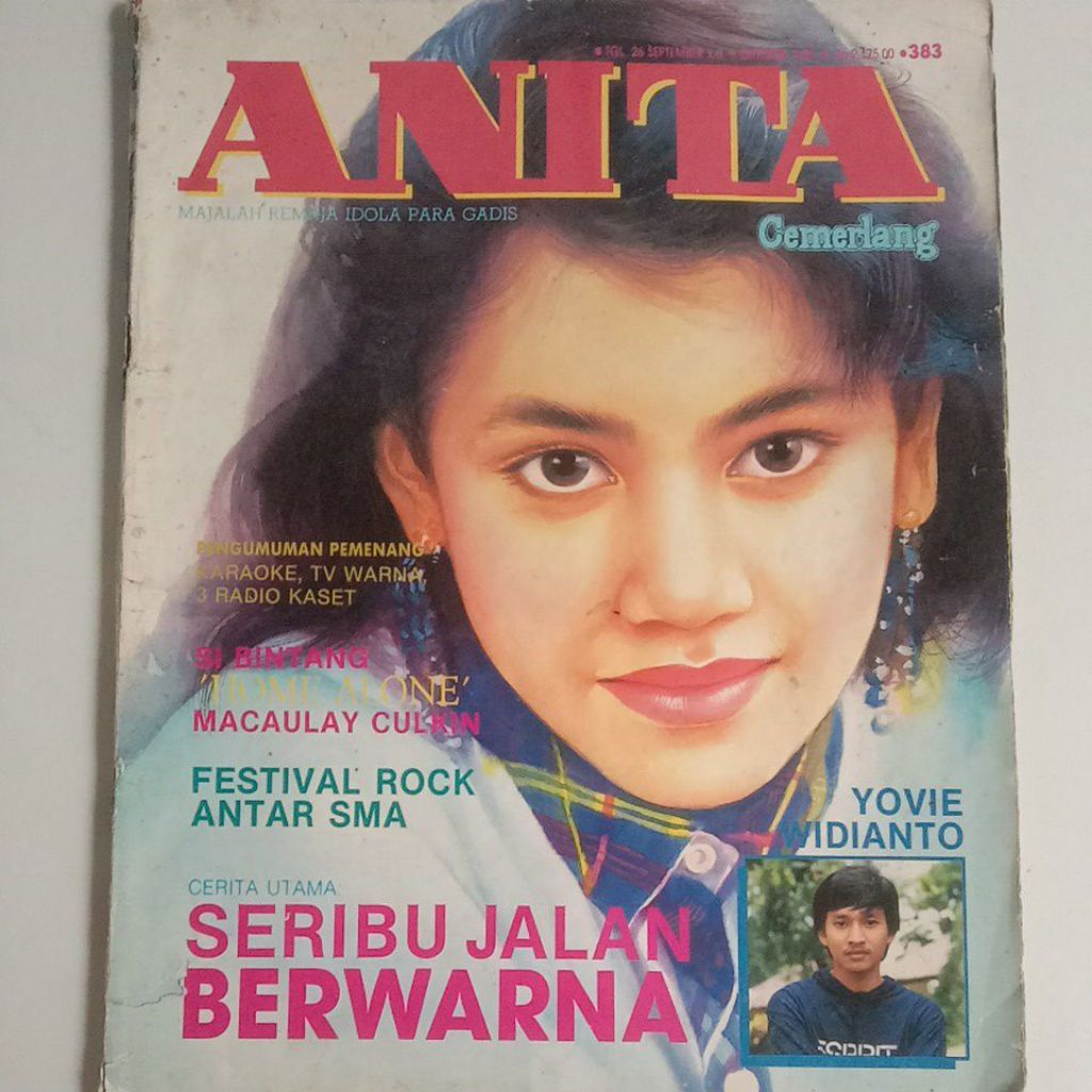 Majalah Anita Tahun 1991 Cover Lusiana (Finalis Modsam'91)