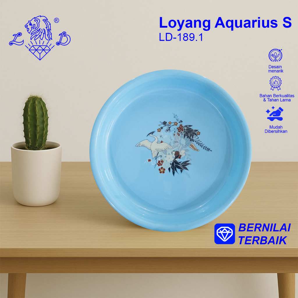 Nampan Plastik Bulat 30cm - LD