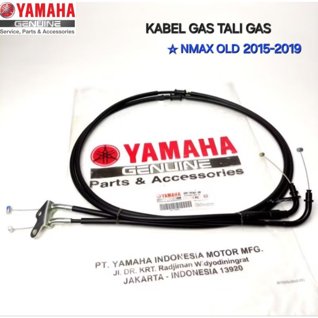 KABEL GAS TALI GAS NMAX OLD 2015-2019 ORIGINAL YAMAHA 2DP