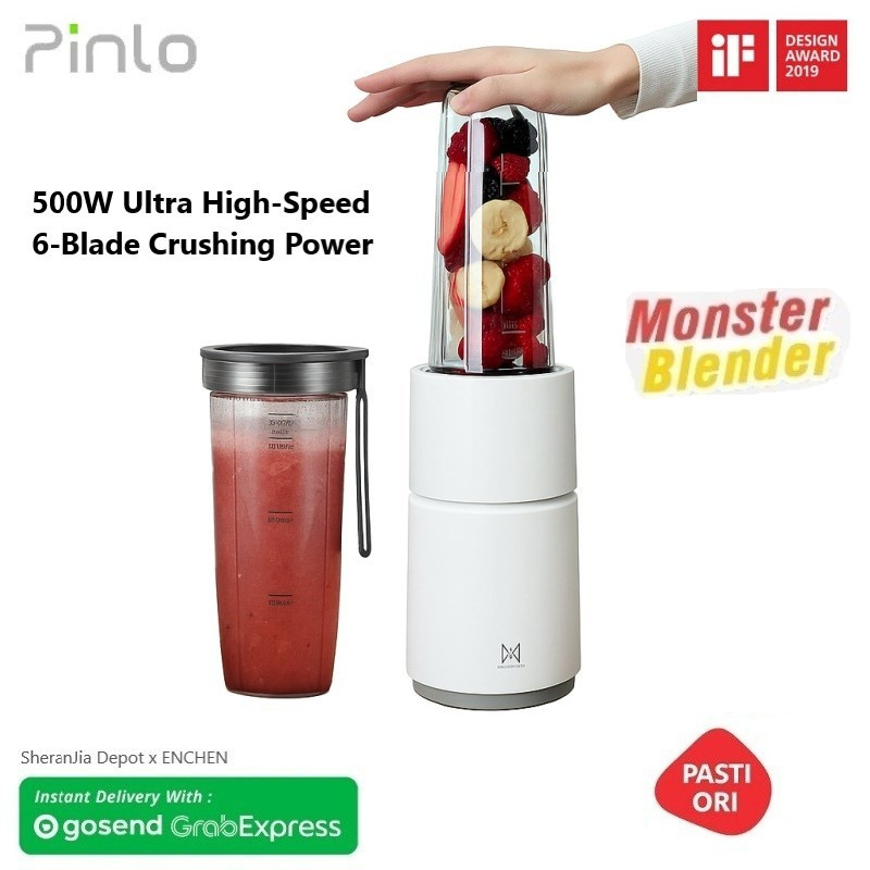 Pinlo Blender Juicer Little Monster Machine Fruit Vegetable Ice Extractor Squeezer