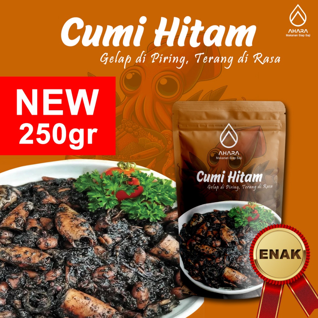 Ahara Cumi Hitam 250gr - Gelap di Piring, Terang di Rasa