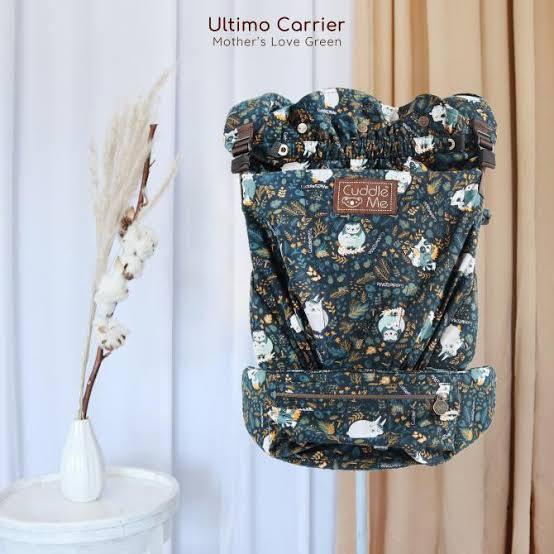 Gendongan Cuddle me ultimo mother love green baby carrier hipset m shape