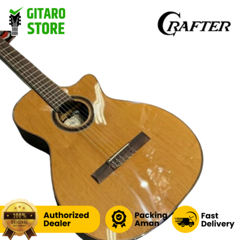 Gitar Nylon Elektrik CRAFTER SNT 18 CE PRO Preamp DS-2 Pro+