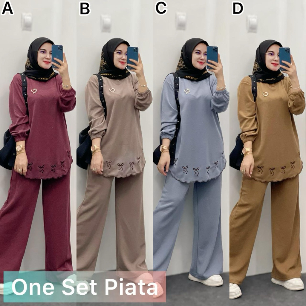 setelan celana wanita hijab | setelan santai kekinian