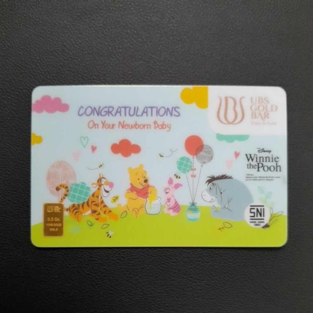 UBS Gold 0.5 gram disney winnie the pooh