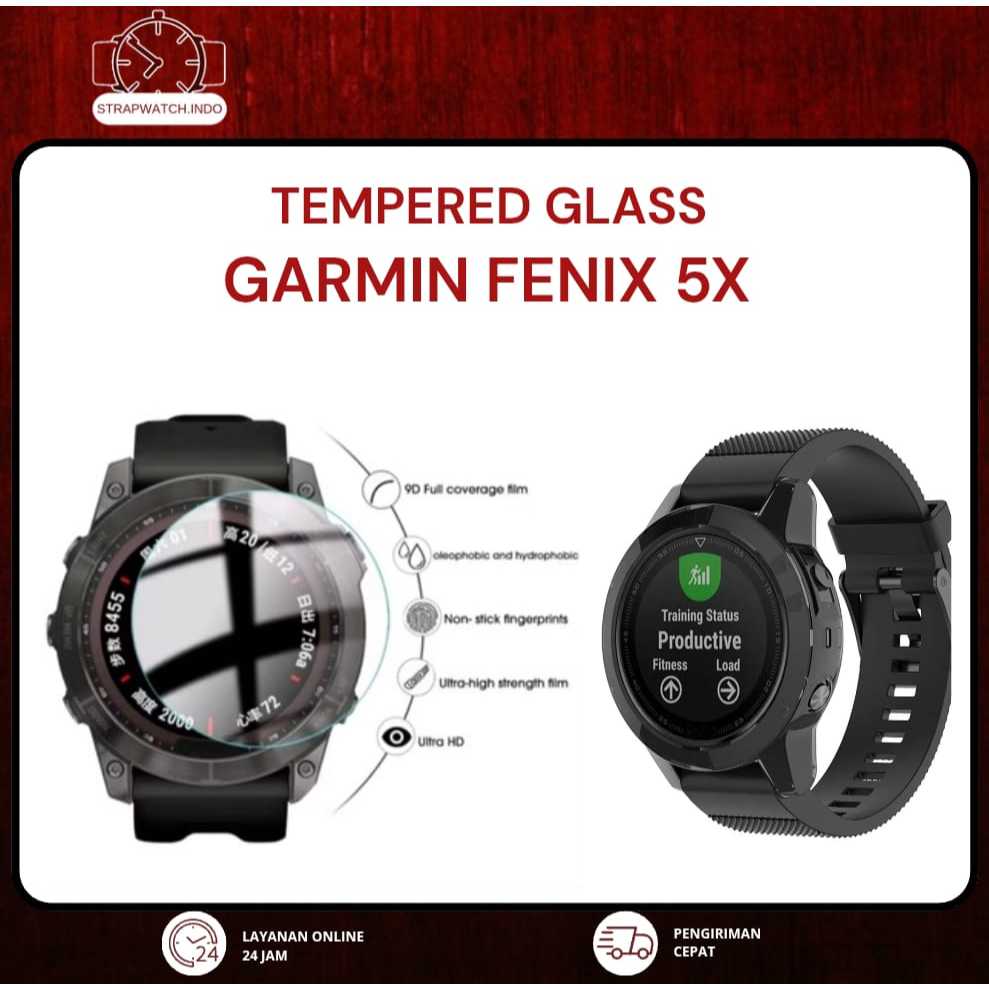 ANTI GORES WATCH PMMA FILM- FOR GARMIN FENIX 5X SMARTWATCH - PELINDUNG LAYAR