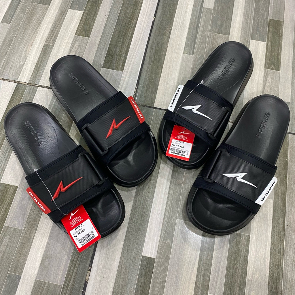 ANDO - XENIX(P) - SANDAL SLIP ON - SANDAL SELOP ANDO COWOK ORIGINAL