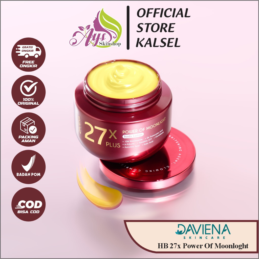 DAVIENA SKINCARE- NEW HB DOSTING 27X MONLIGHT BANJARMASIN