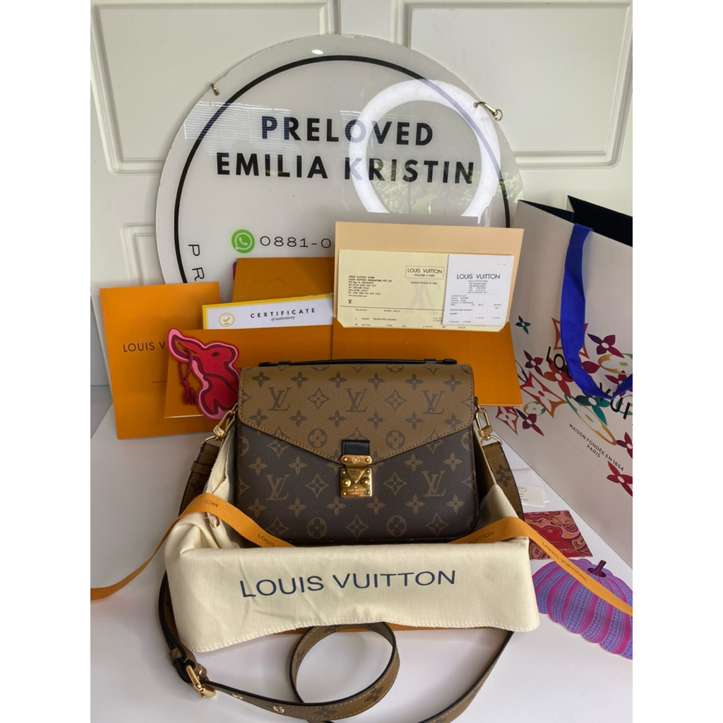 preloved pochette metis monogram two tone reverse authentic